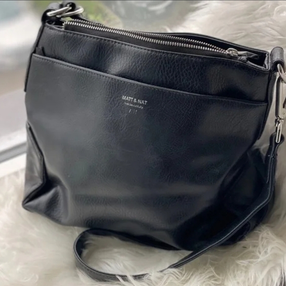 Matt & Nat Handbags - matt & nat black Leather Crossbody Bag